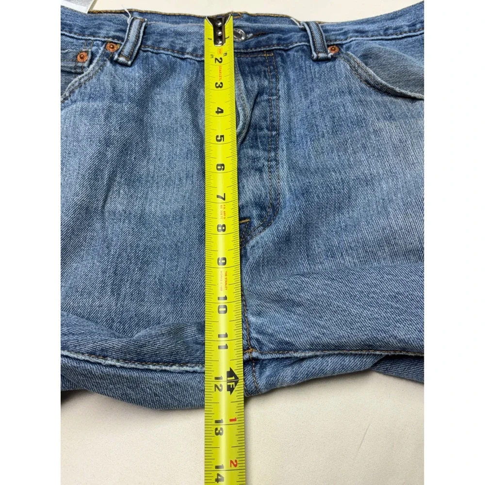 Levi Strauss‎ 501 Button Fly Jeans Mens W34 L30 Medium Wash Denim